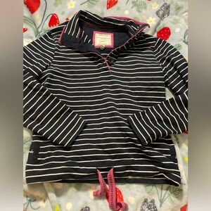 EUC Joules Navy and White Striped Sweater